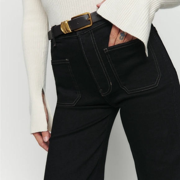 Reformation Alyssa High Rise Wide Leg Long Jeans (size 31) - Picture 2 of 3